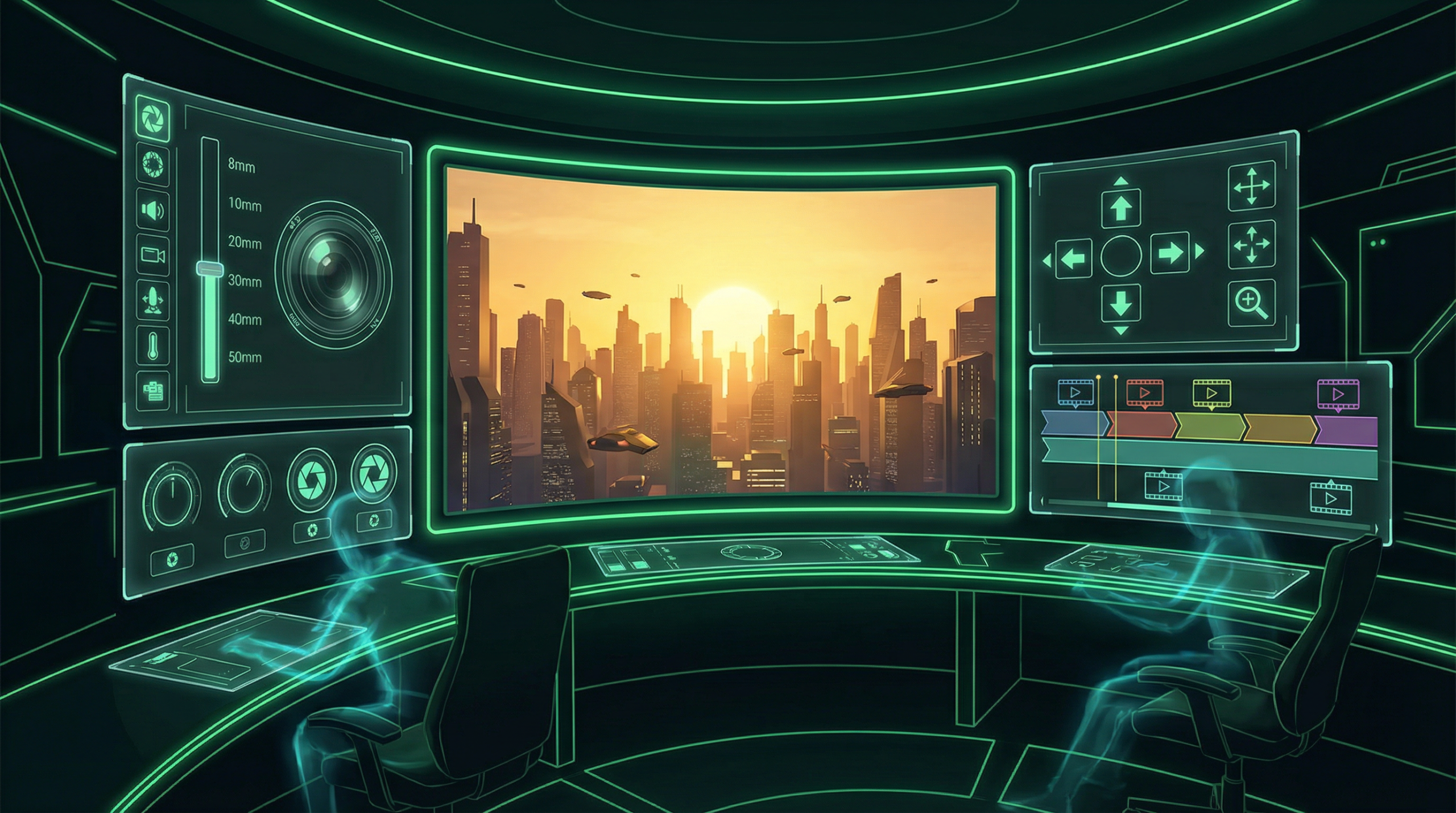 Cinema Studio 2.0の操作画面イメージ