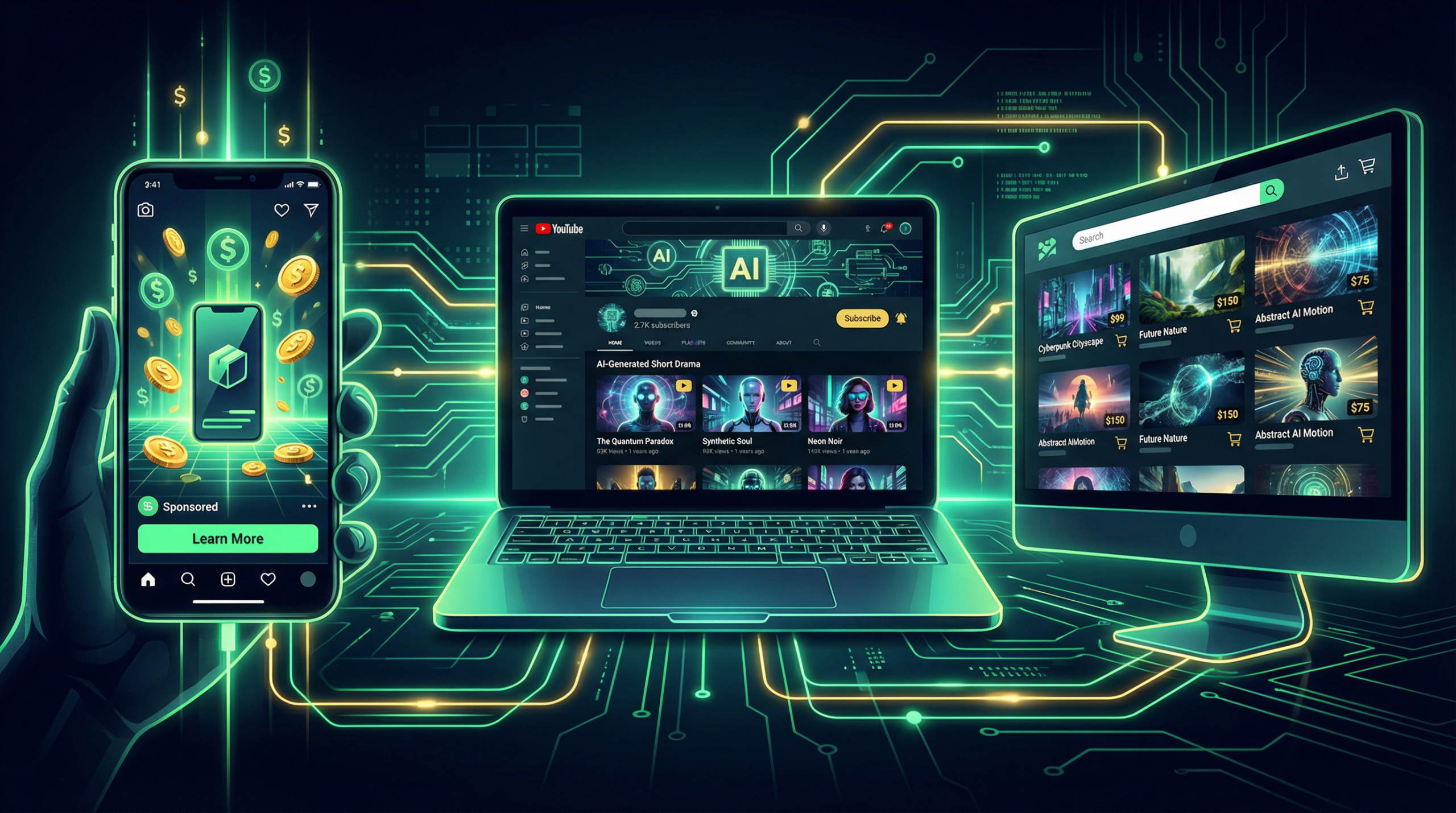 AI動画で稼ぐ3つの方法